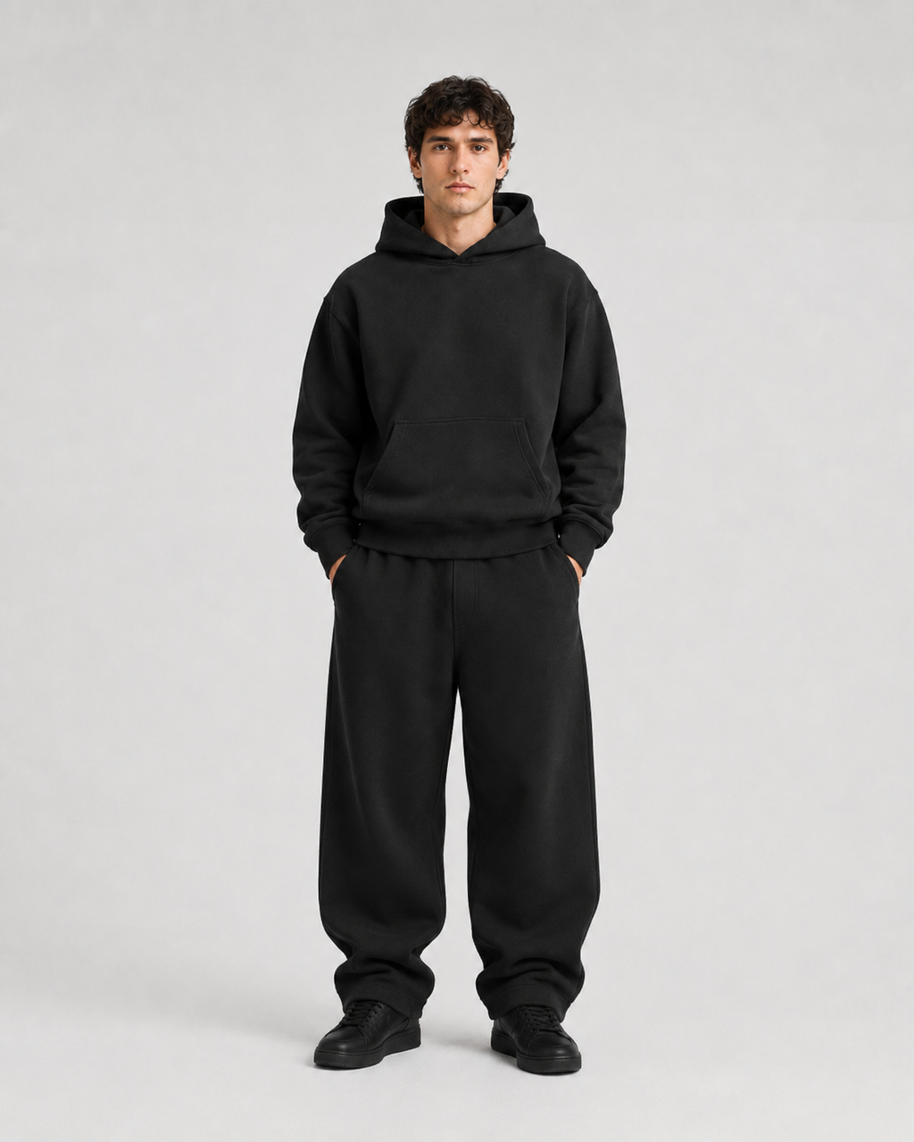 Core Fleece Hoodie (Black)