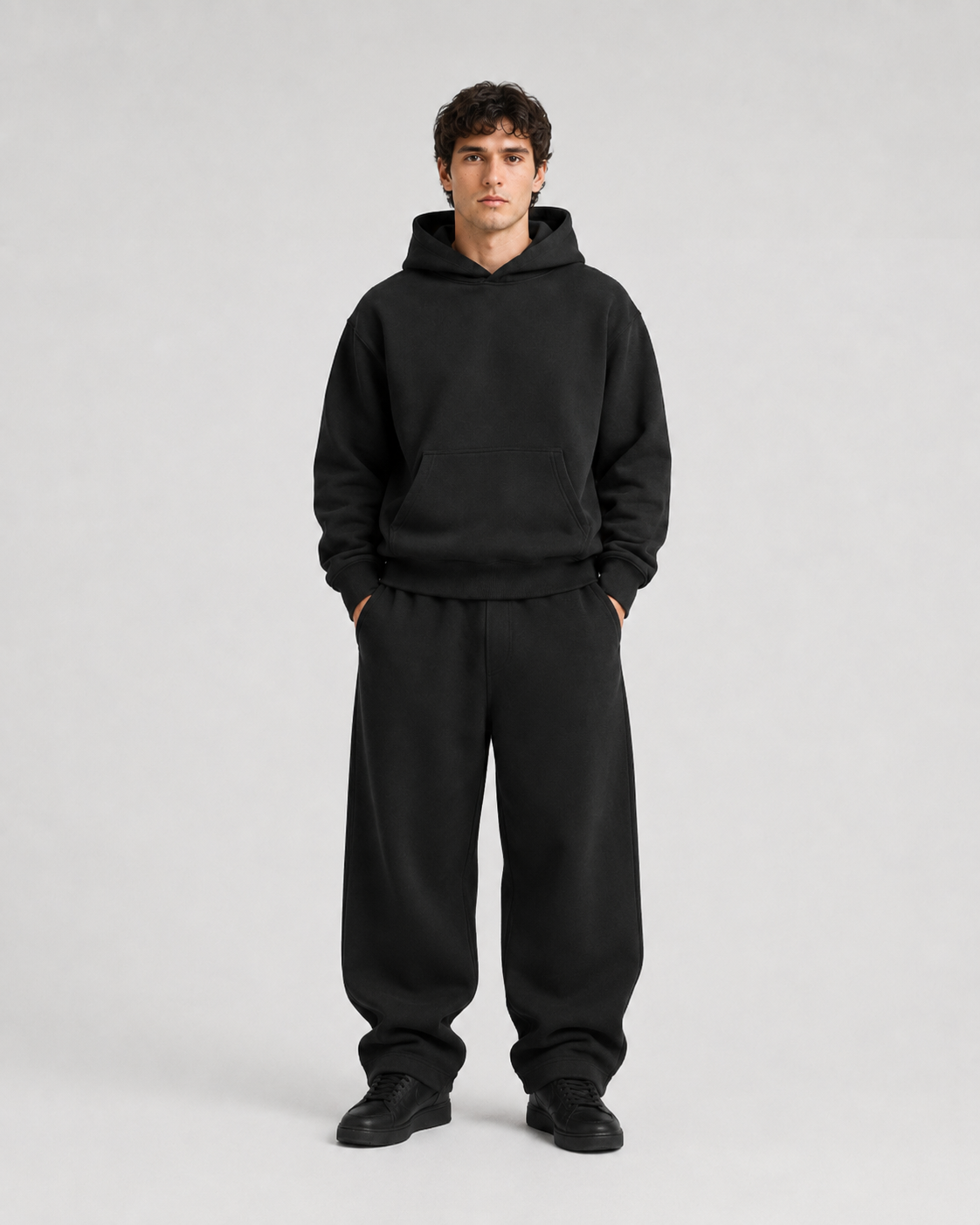 Core Fleece Hoodie (Black)