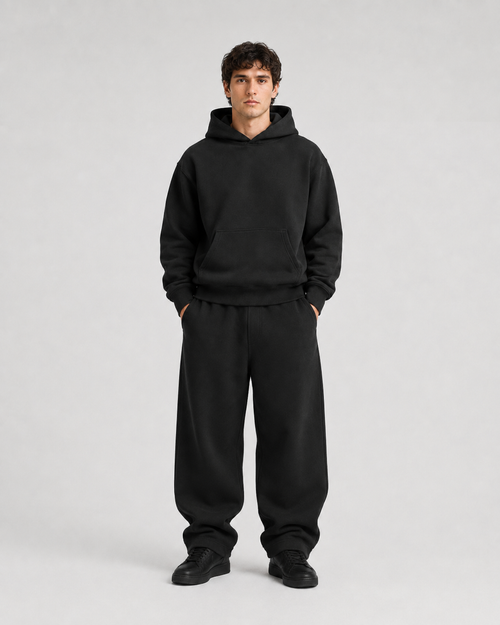 Core Fleece Hoodie (Black)