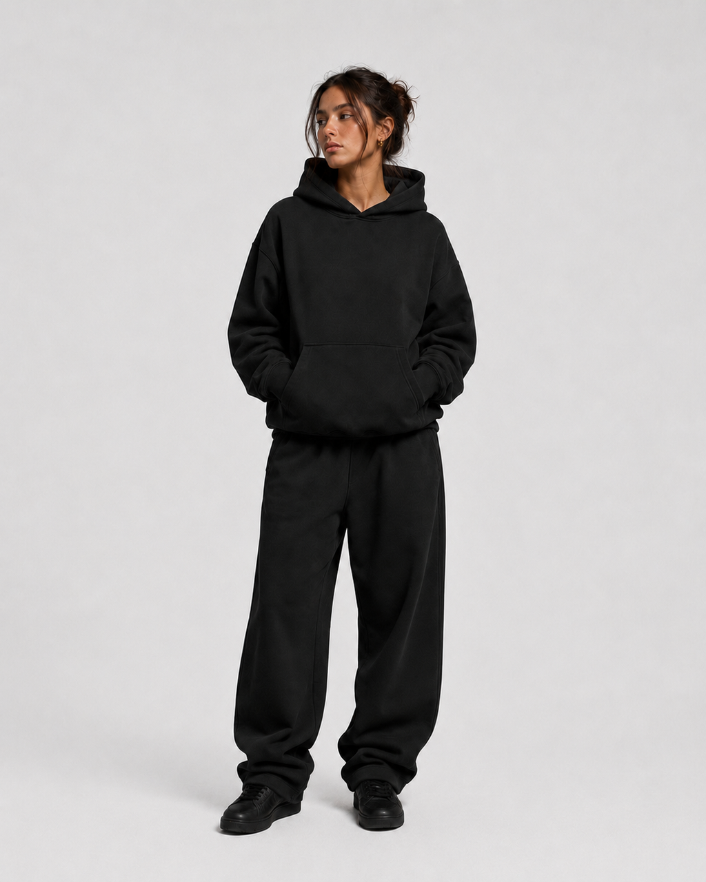 Core Fleece Hoodie (Black)