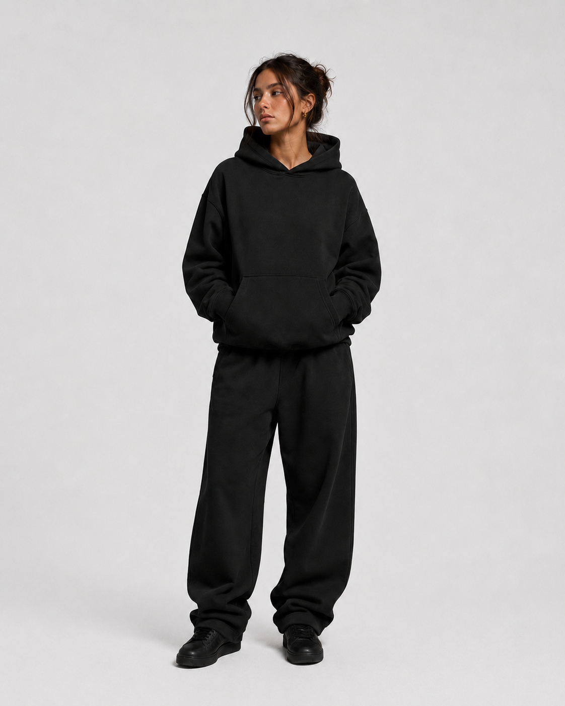 Core Fleece Hoodie (Black)