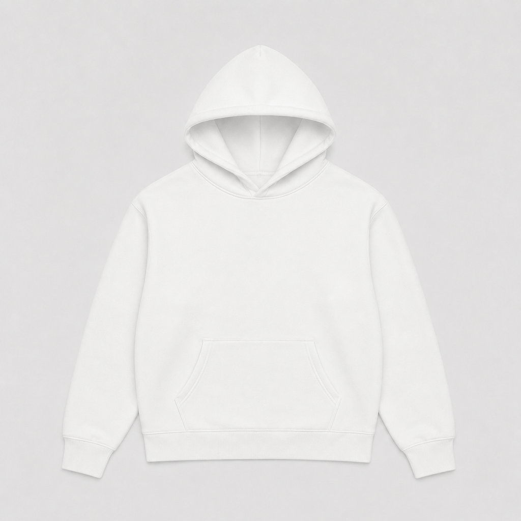 Core Fleece Hoodie (White)