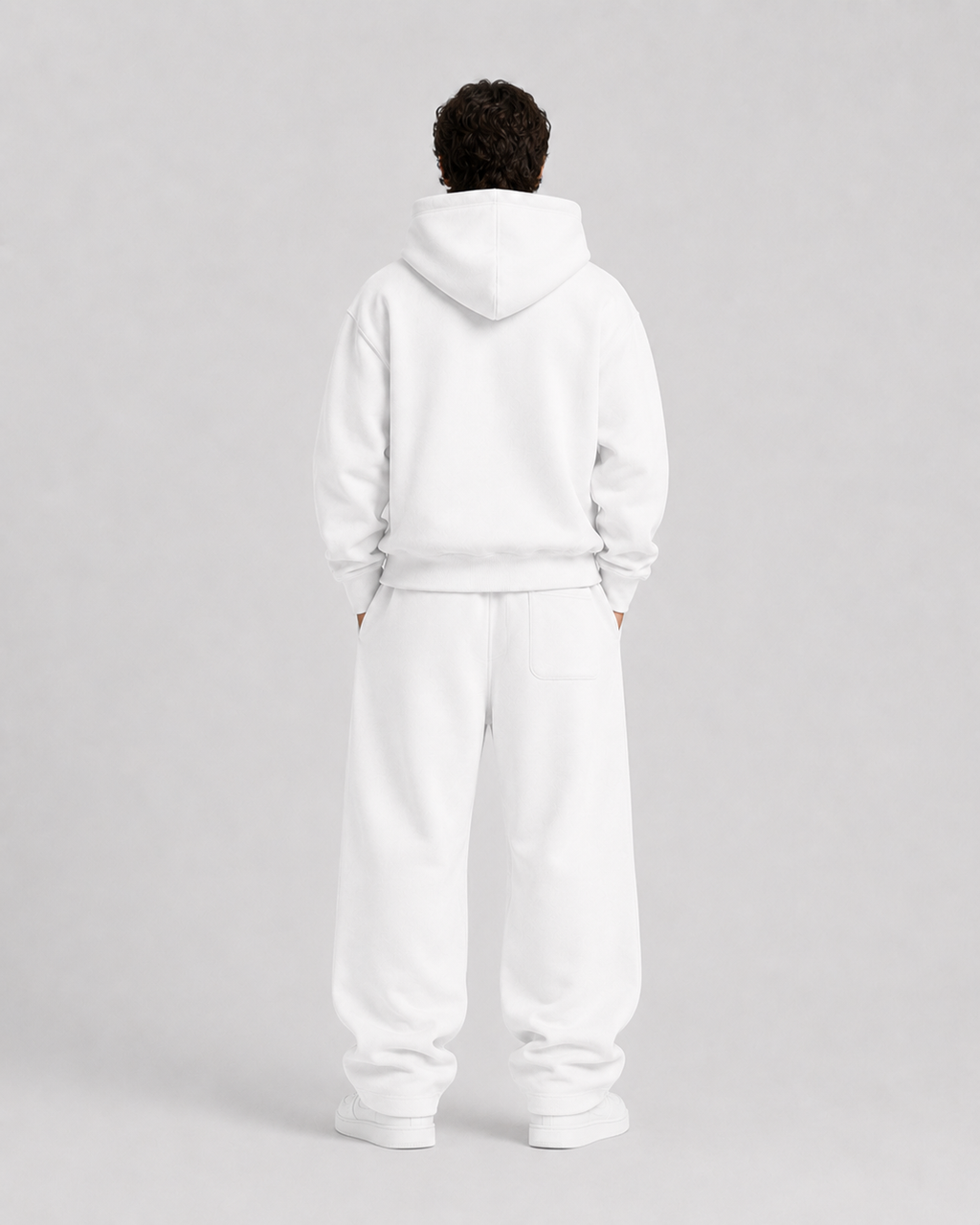 Core Fleece Hoodie (White)