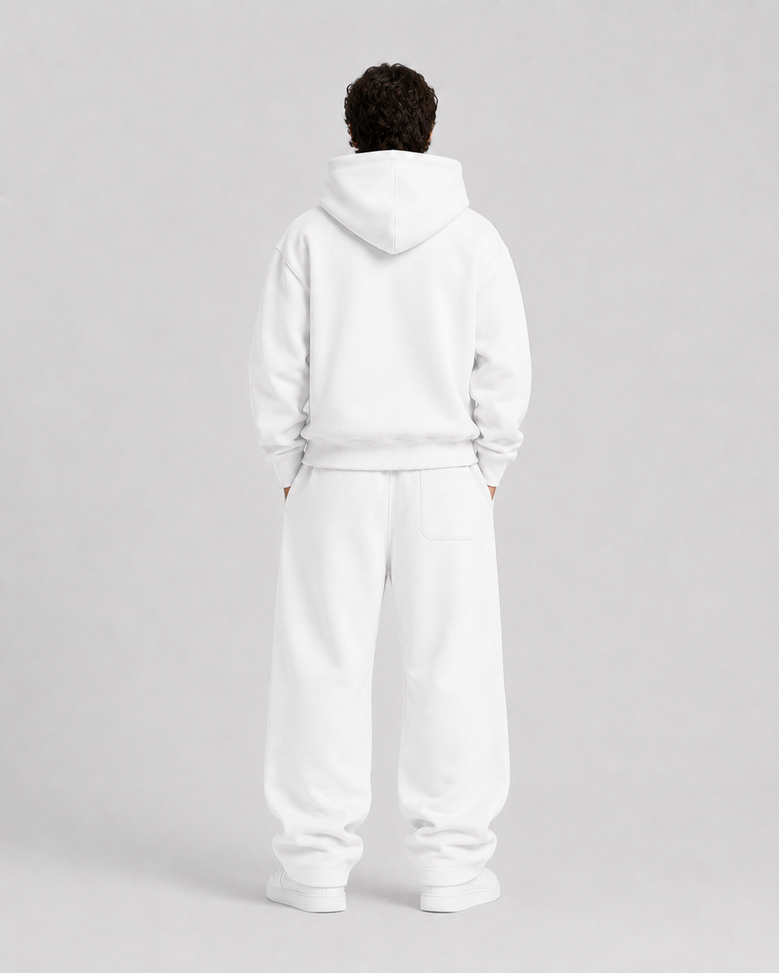 Core Fleece Hoodie (White)