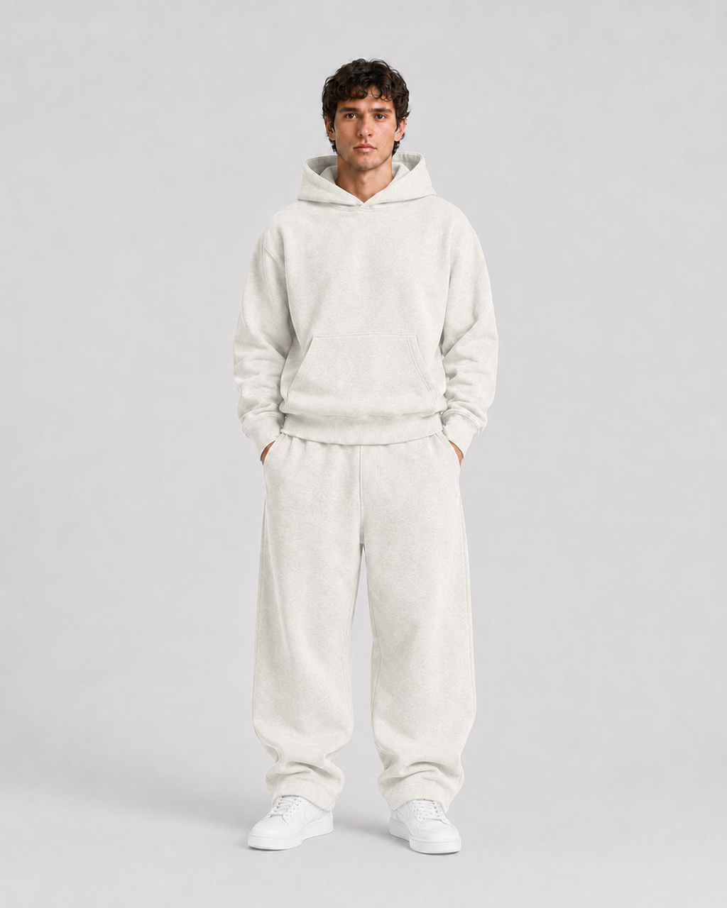 Core Fleece Hoodie (Oat Grey)