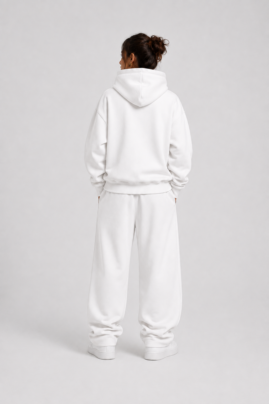 Core Fleece Hoodie (White)