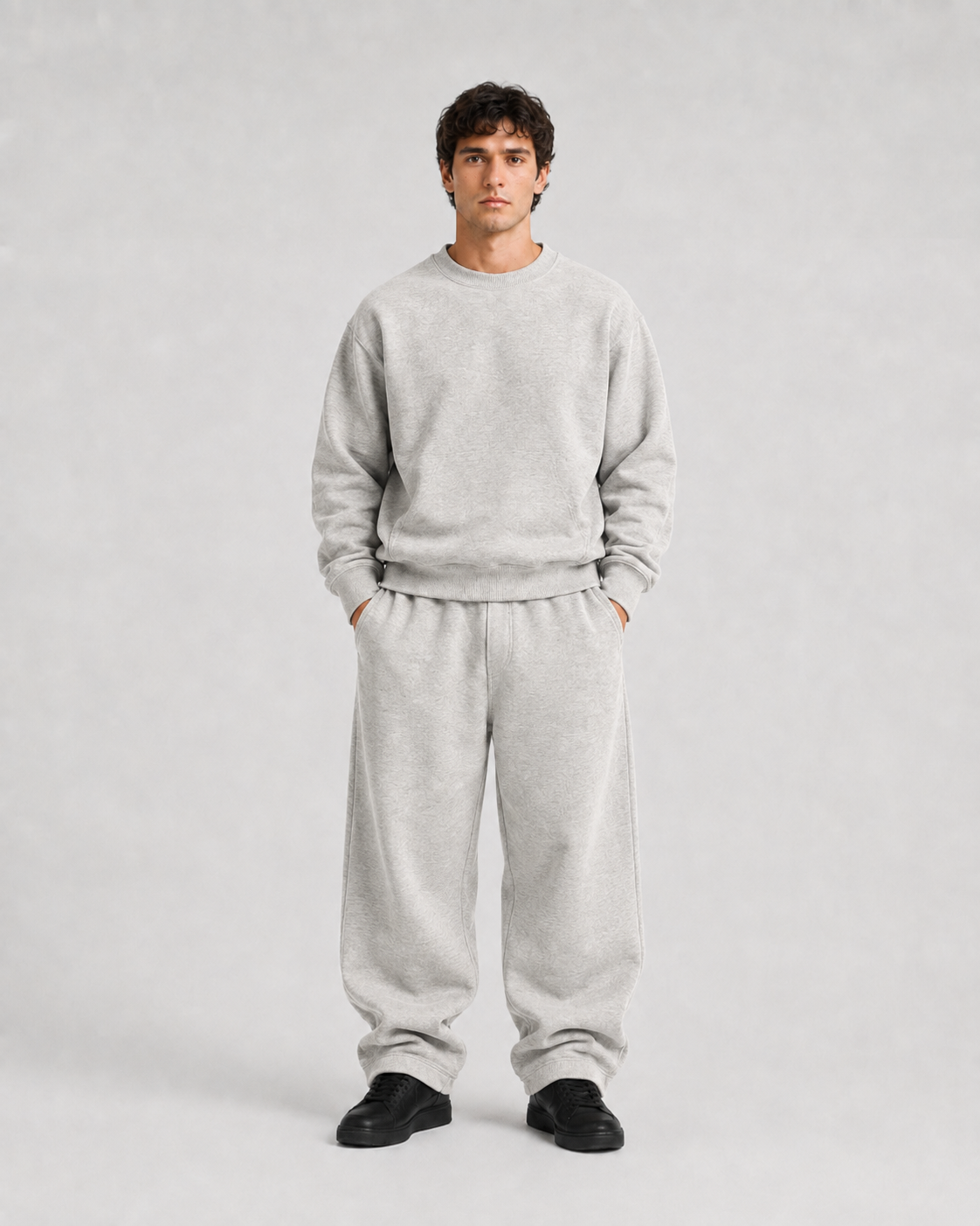 Core Fleece Sweatshirt (Oat Gray)