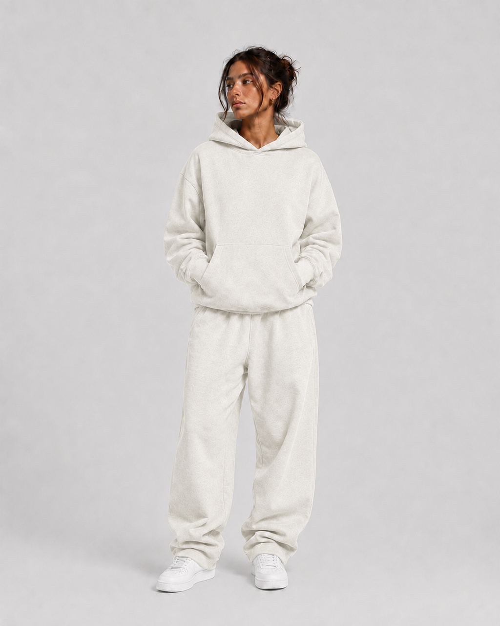 Core Fleece Hoodie (Oat Grey)