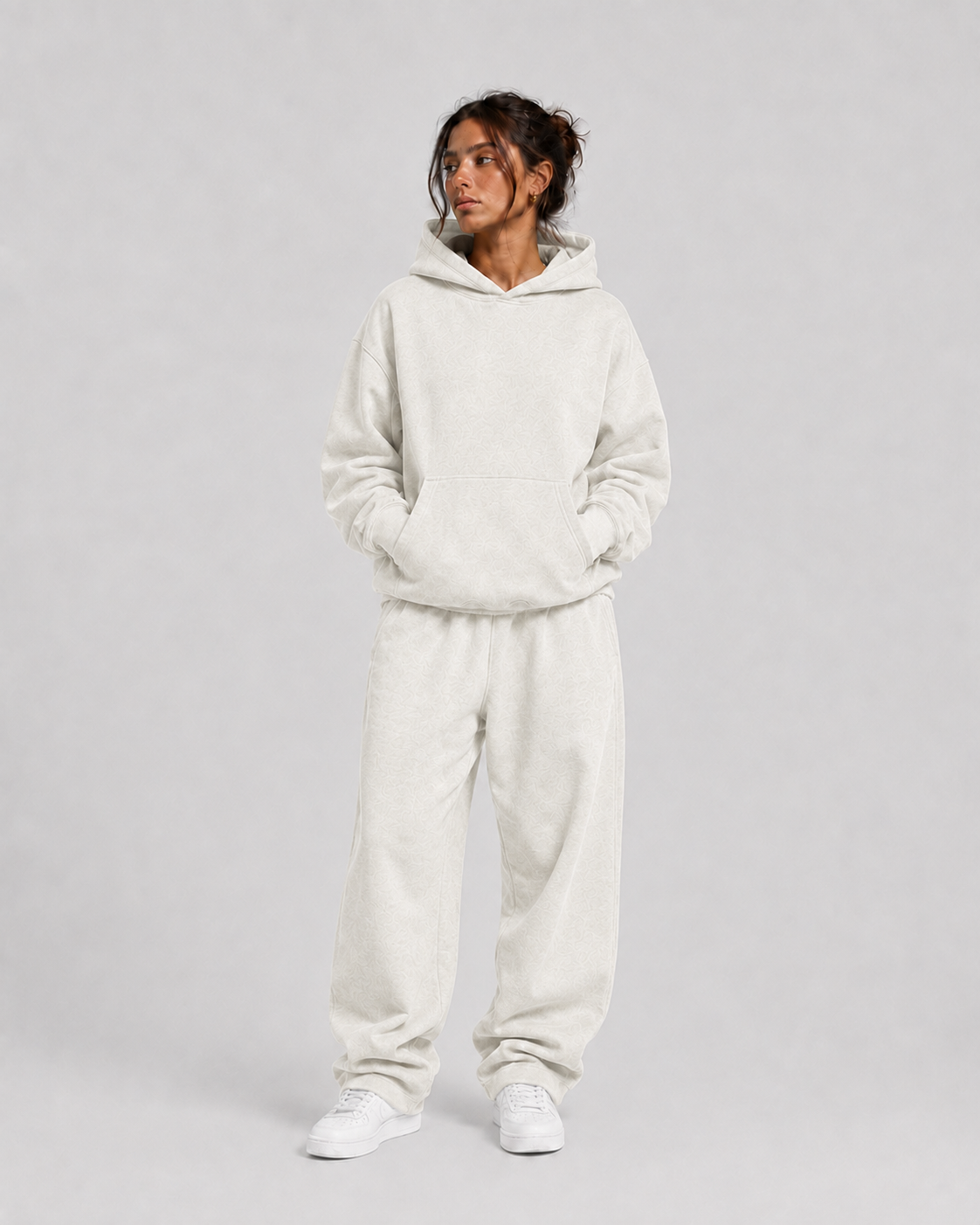 Core Fleece Hoodie (Oat Grey)