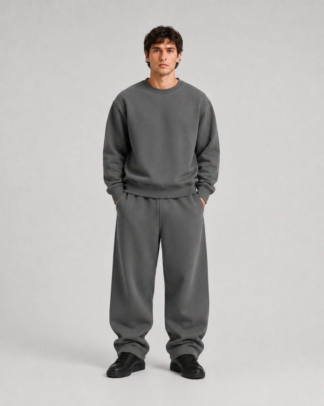 Core Fleece Sweatshirt (Grey)