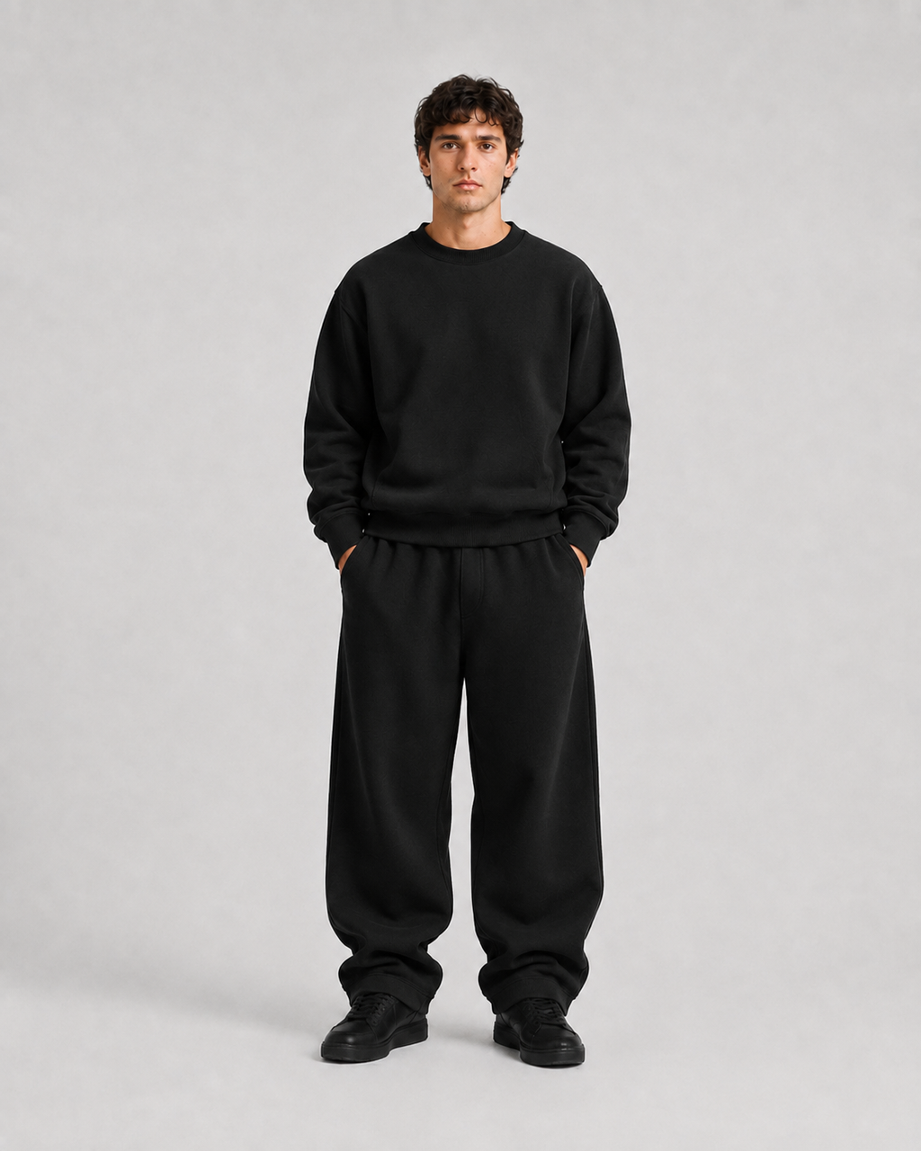 Core Fleece Sweatshirt (Black)