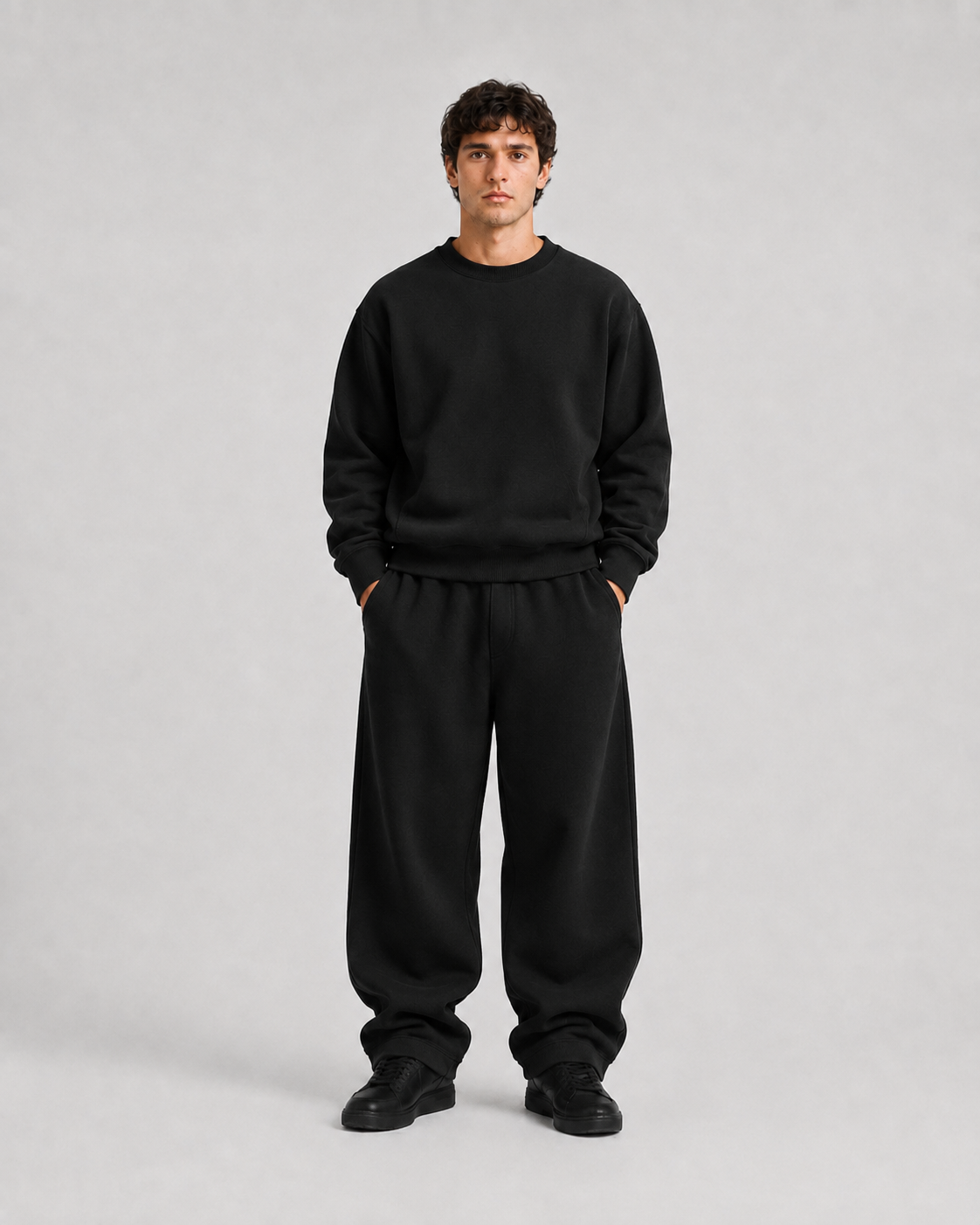 Core Fleece Sweatshirt (Black)