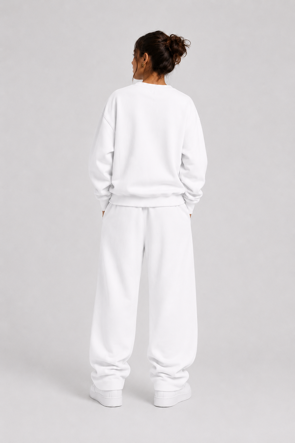 Core Fleece Sweatshirt (White)