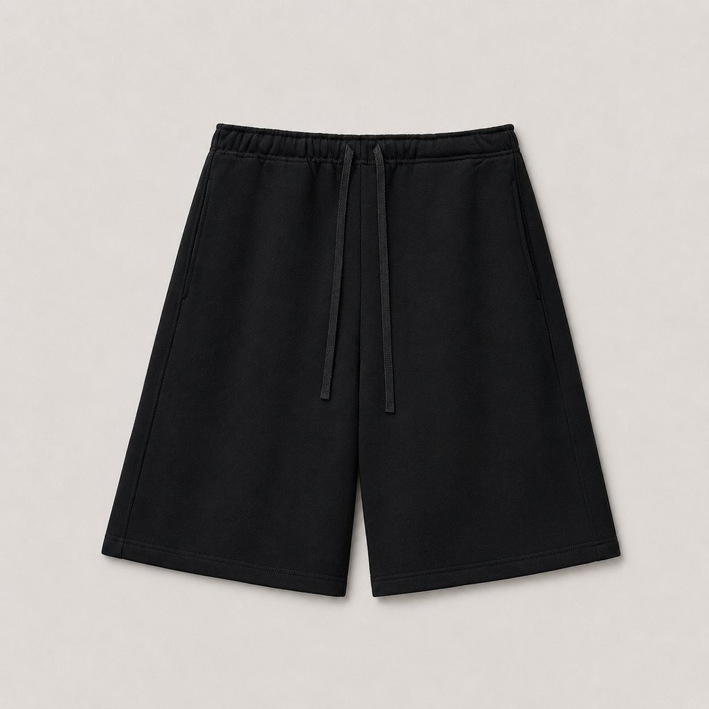 Core Heavyweight Fleece Shorts (Black)