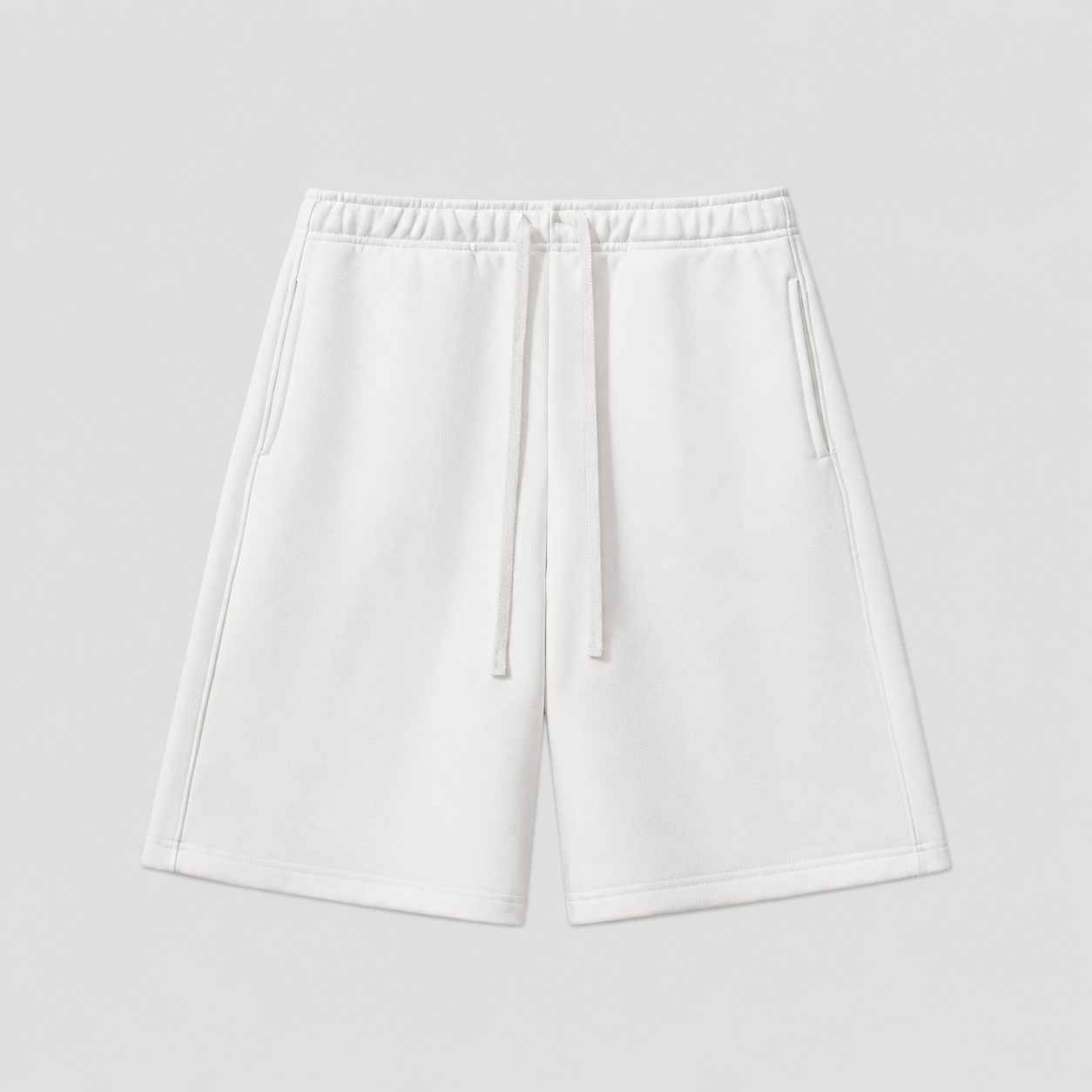 Core Heavyweight Fleece Shorts (White)