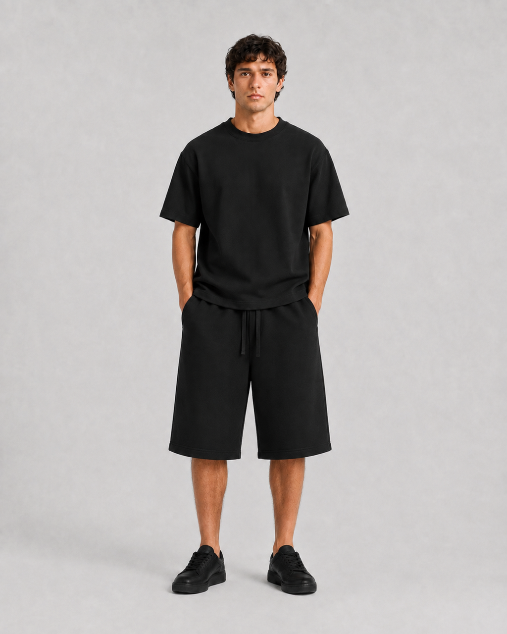 Core Heavyweight Fleece Shorts (Black)