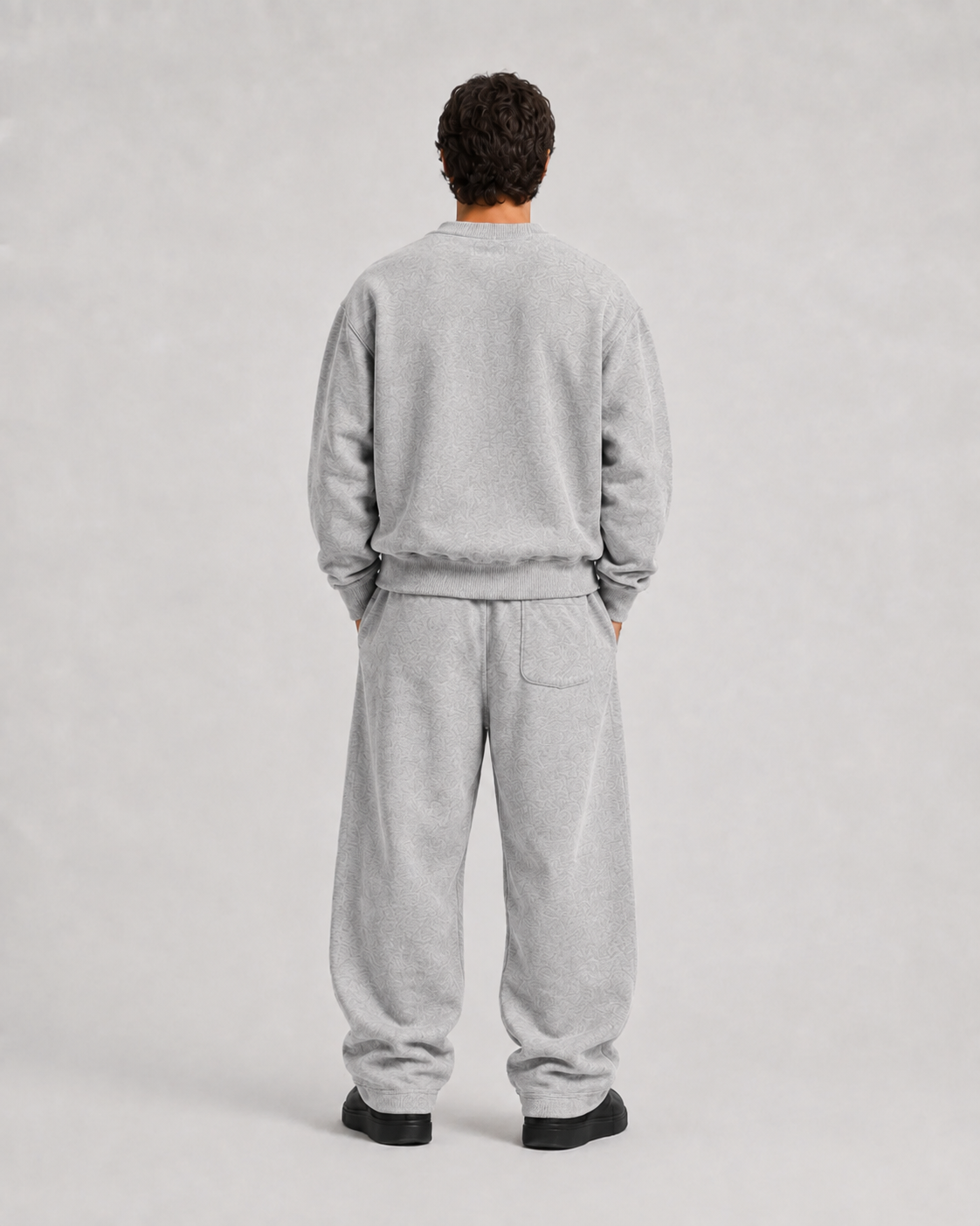 Core Fleece Sweatshirt (Flower Gray)