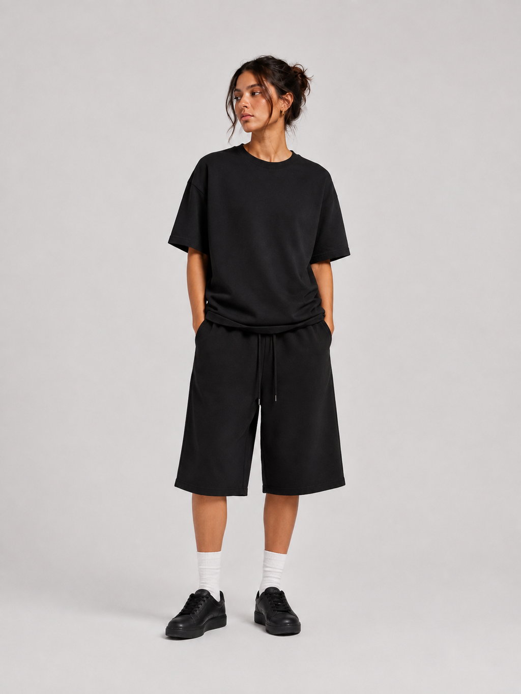 Core Heavyweight Fleece Shorts (Black)
