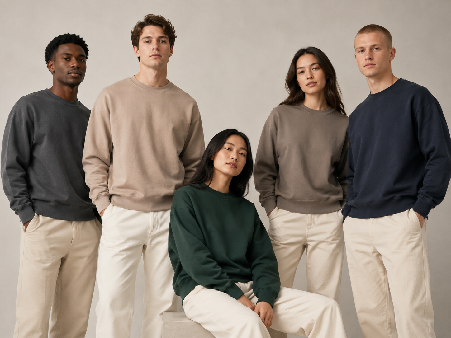 Core Fleece Sweatshirt (Colour Selection) SAMPLE SALE