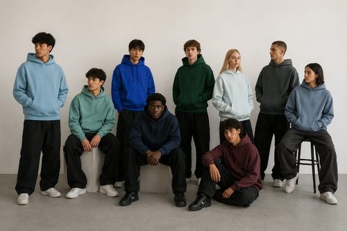 Core Fleece Hoodie (Cool Colour Selection) SAMPLE SALE
